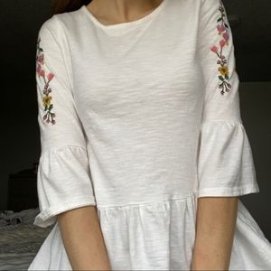 Embroider My Way Peplum Top